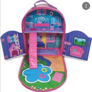 Zip bin princess bring along backpack